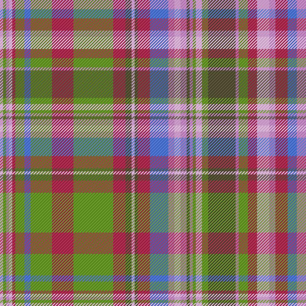 fundo xadrez verificar. textura têxtil tecido. padronizar vetor desatado tartan.