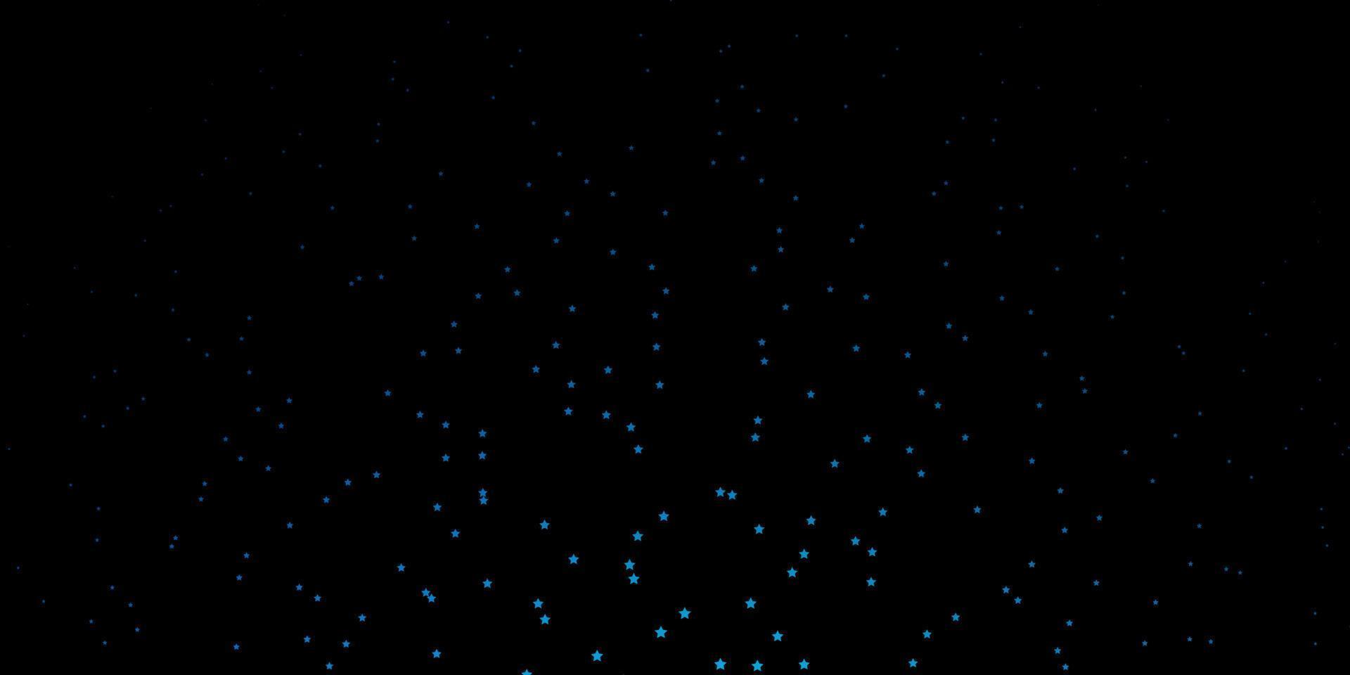 fundo vector azul escuro com estrelas coloridas.