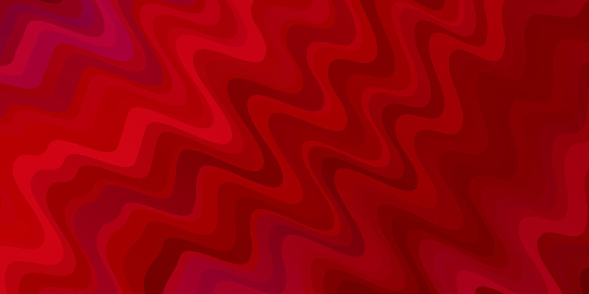 pano de fundo vector vermelho claro com arco circular.