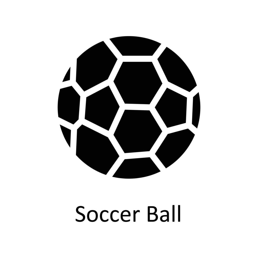 futebol bola vetor sólido ícones. simples estoque ilustração estoque