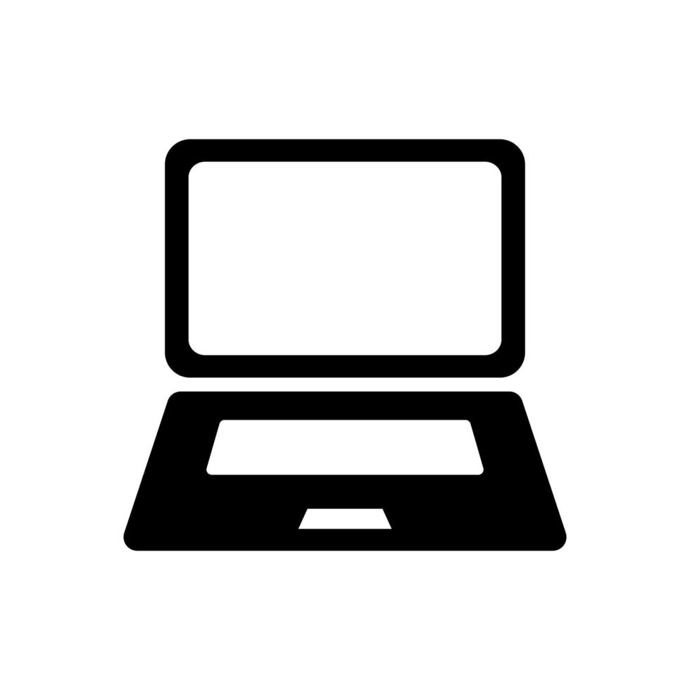 computador portátil ícone vetor Projeto modelos