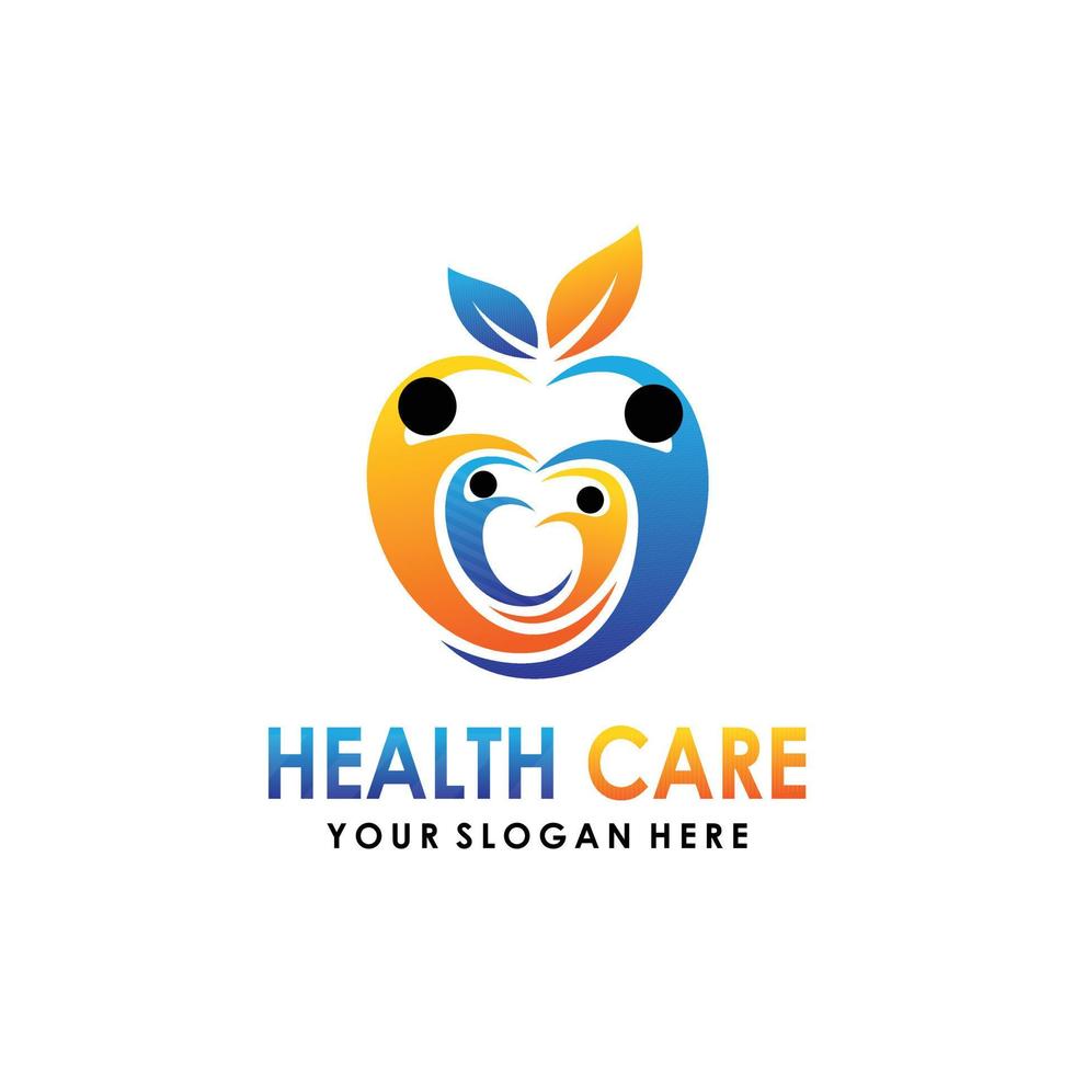 cuidados de saúde e médico logotipo modelo ícone vetor