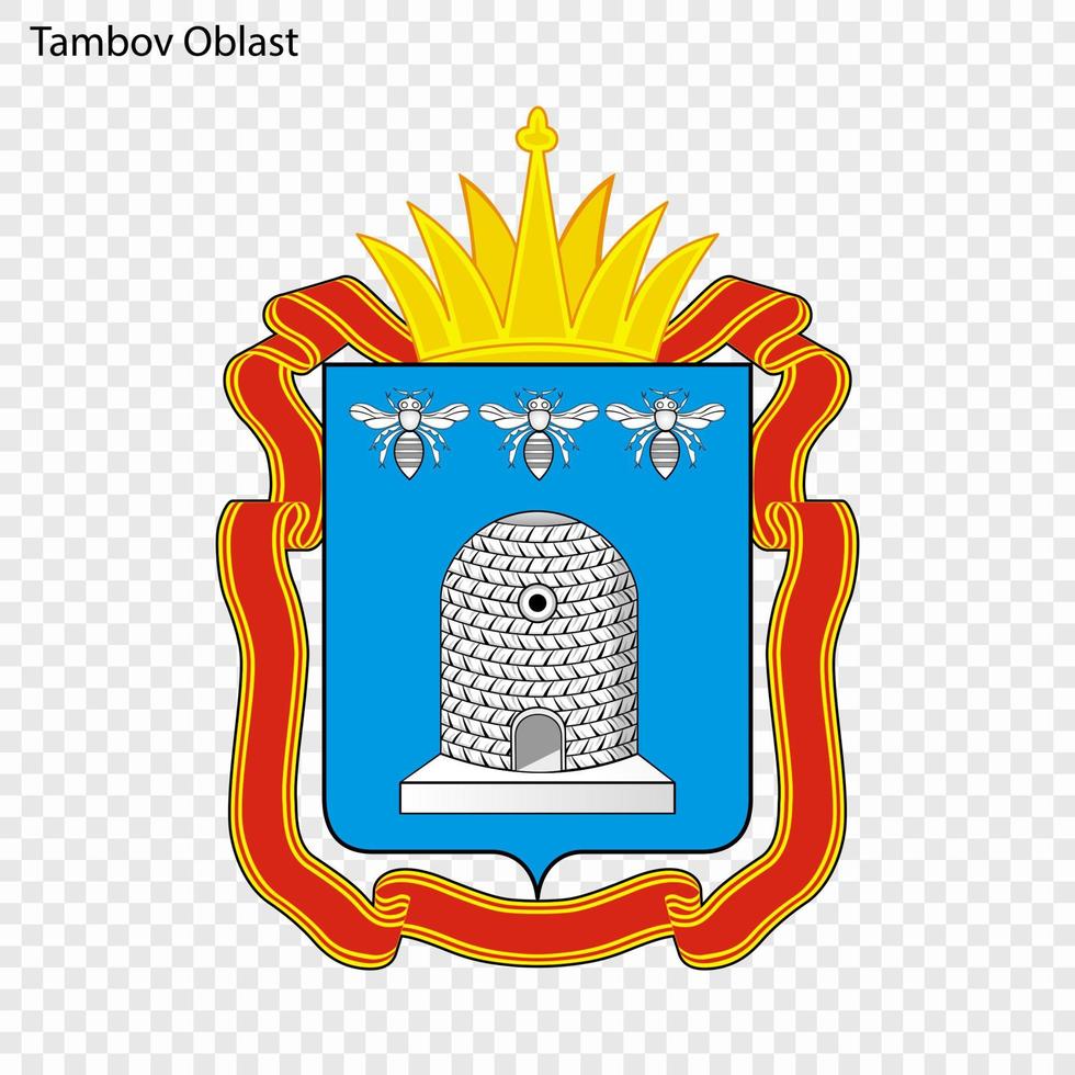 emblema do província do Rússia vetor