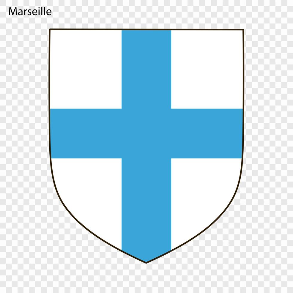 emblema do Marselha vetor