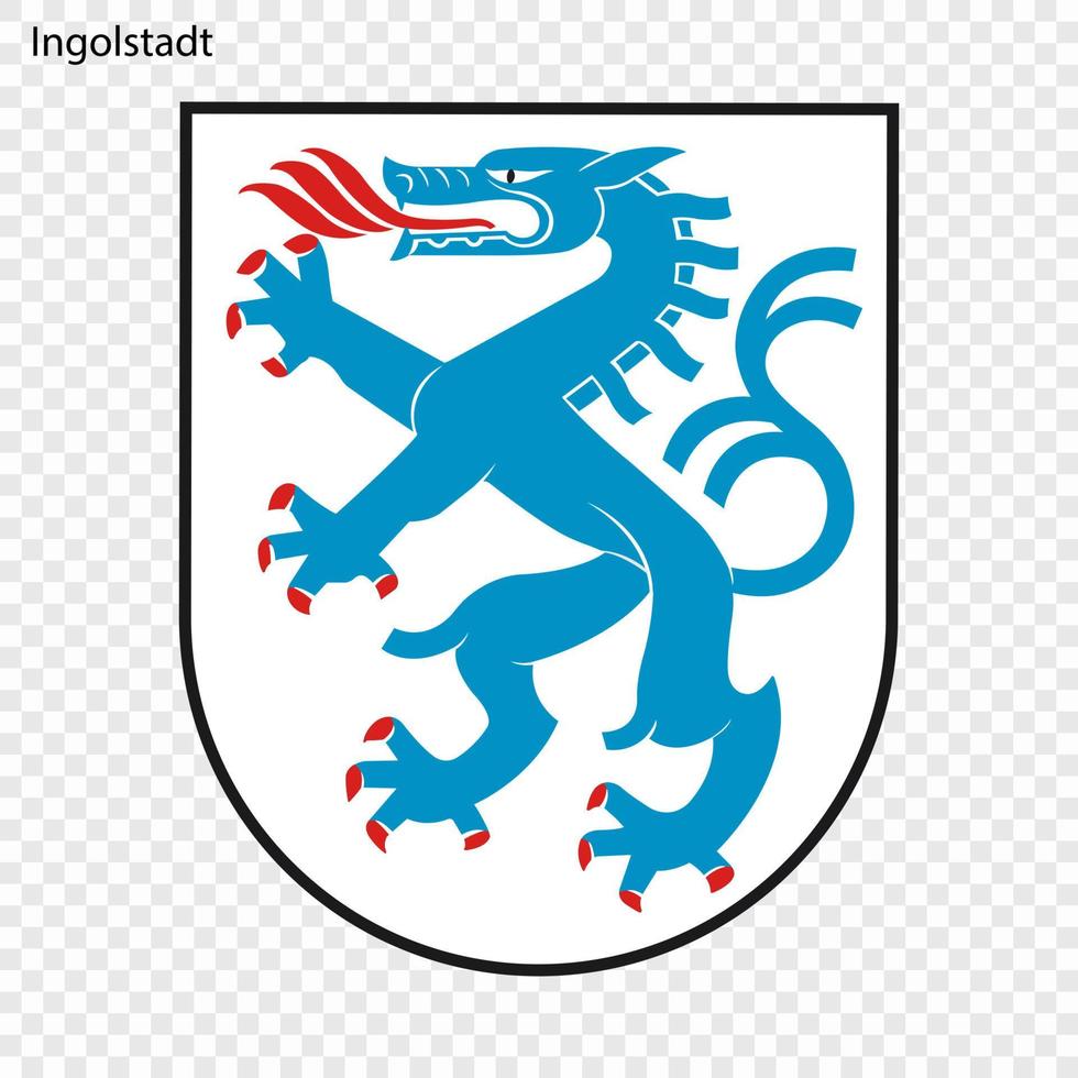 emblema do cidade do Alemanha vetor