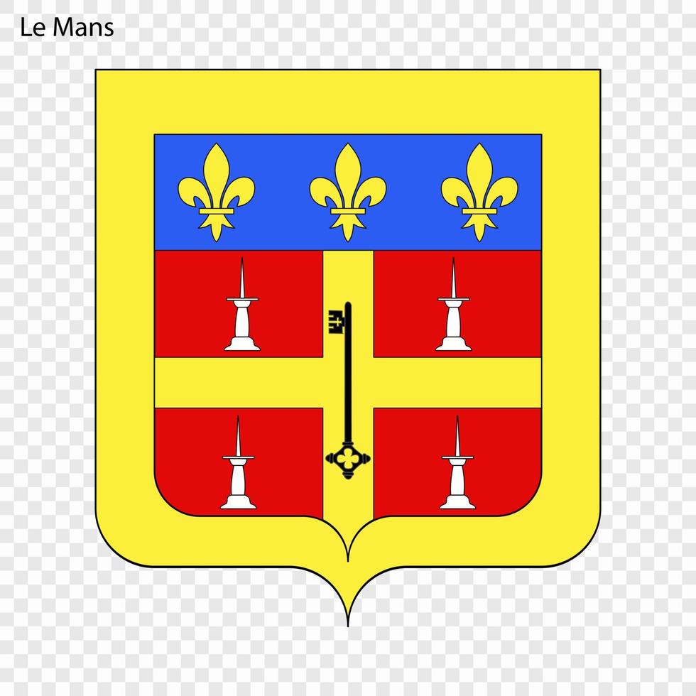 emblema do le mans vetor