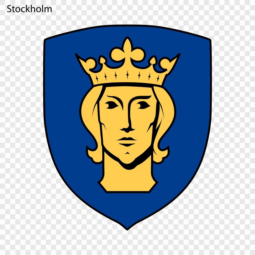 emblema do Estocolmo vetor
