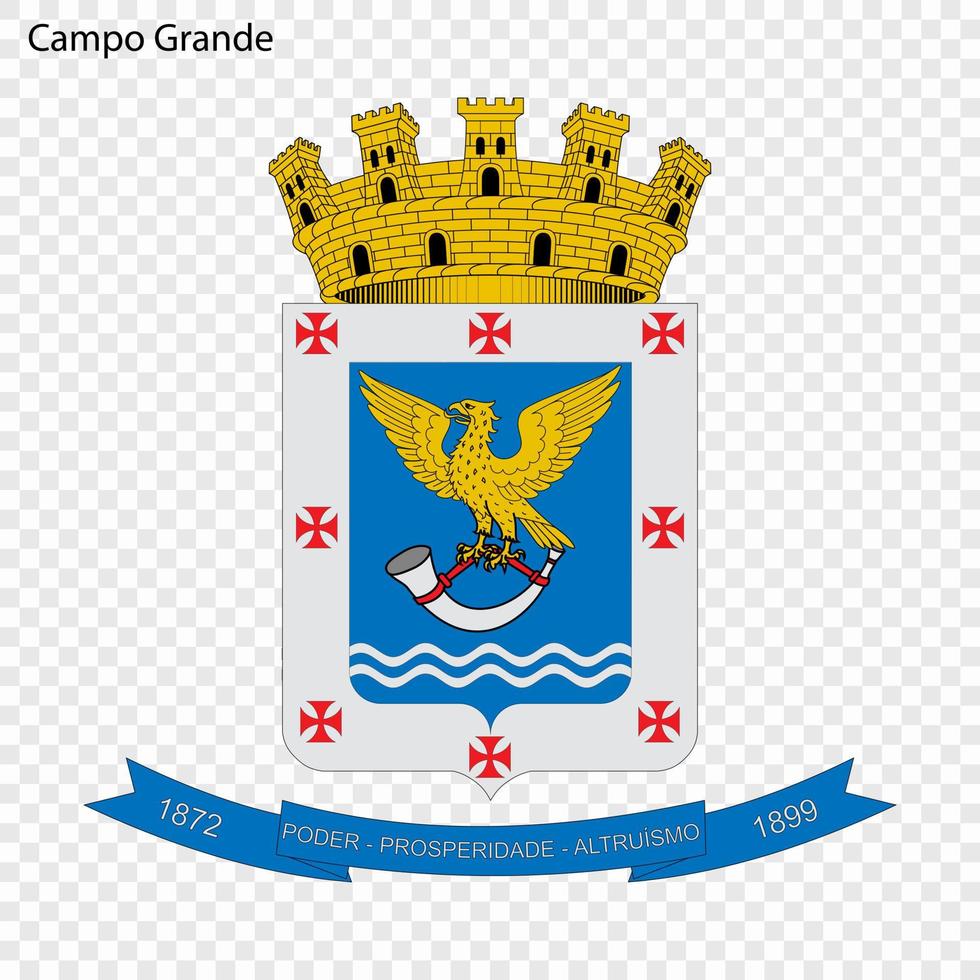 emblema do campo grande vetor