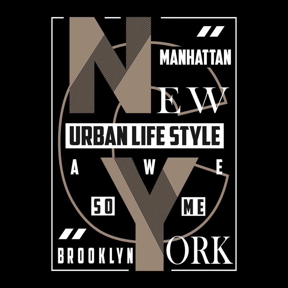 Novo Iorque cidade vetor texto logotipo coleção Projeto