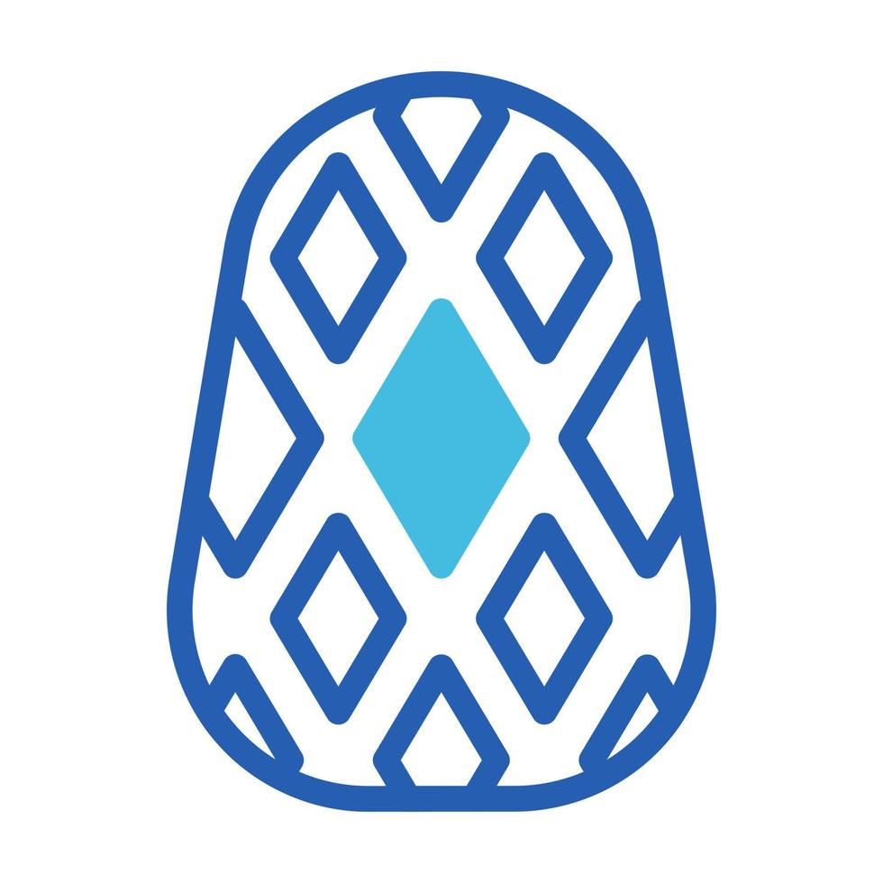 ovo ícone duotônico azul estilo Páscoa ilustração vetor elemento e símbolo perfeito.
