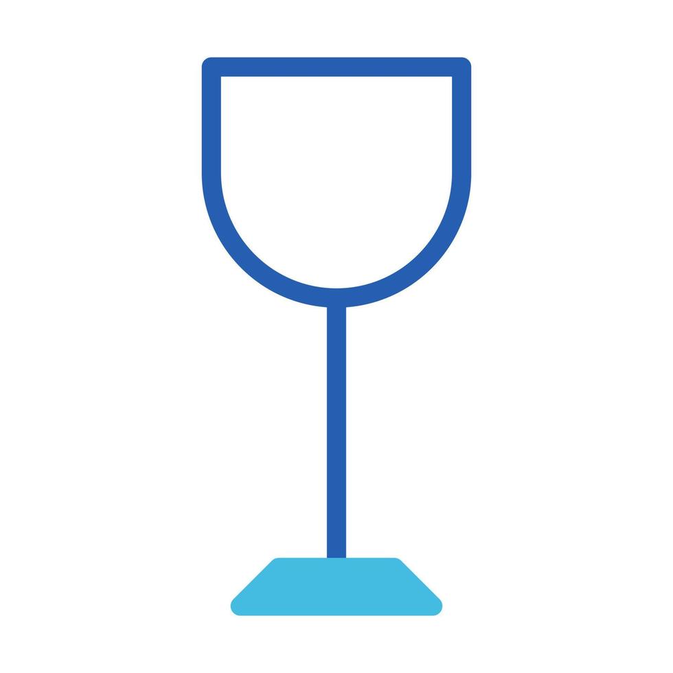 vinho vidro ícone duotônico azul estilo Páscoa ilustração vetor elemento e símbolo perfeito.