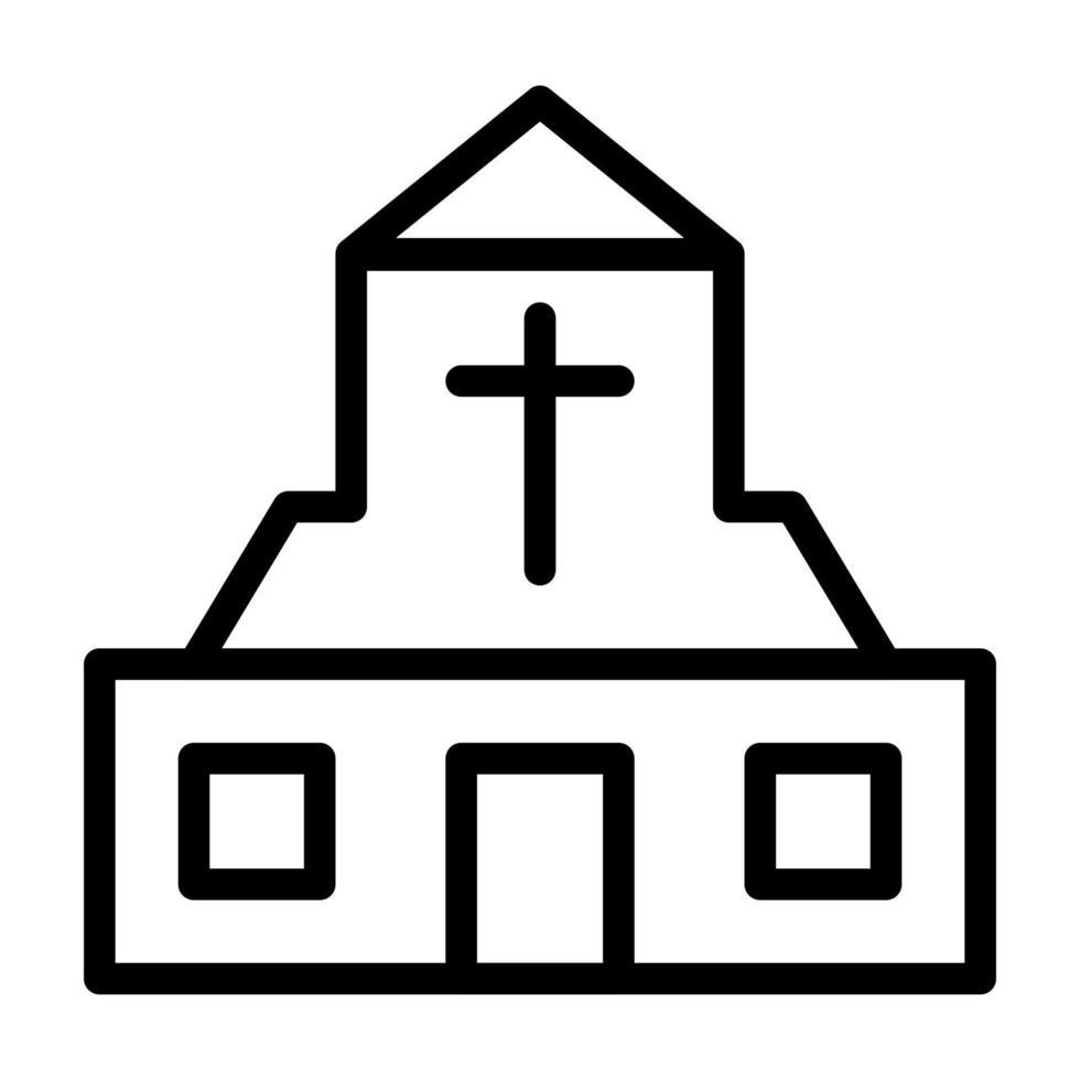 catedral ícone esboço estilo Páscoa ilustração vetor elemento e símbolo perfeito.