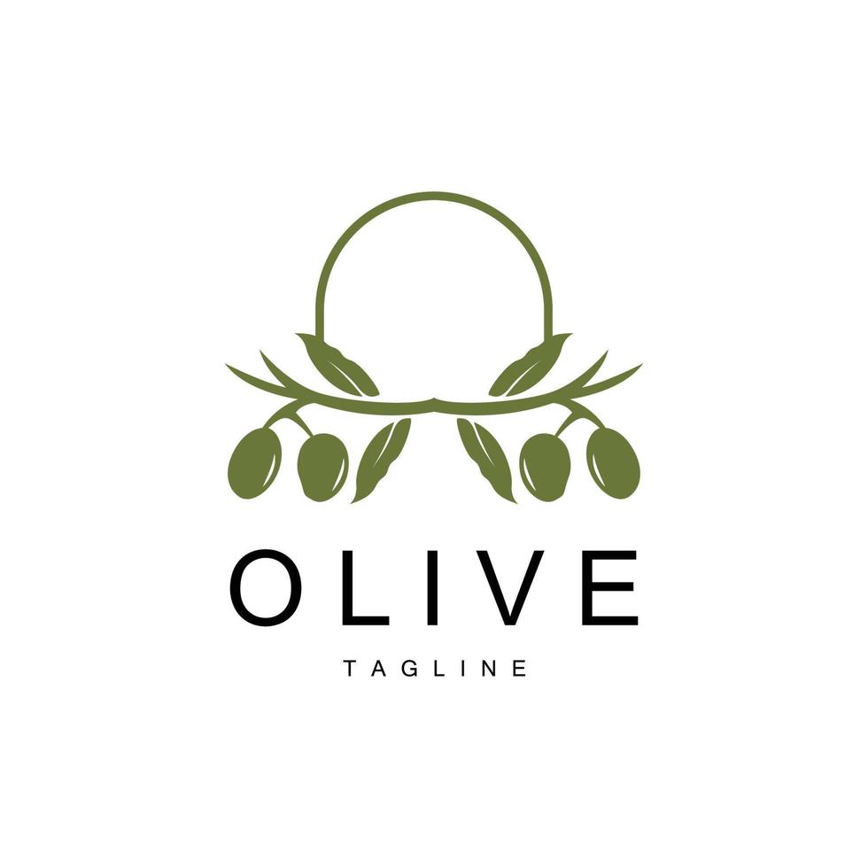 Oliva logotipo, Oliva óleo plantar vetor, natural ervas saúde remédio projeto, ilustração modelo ícone vetor