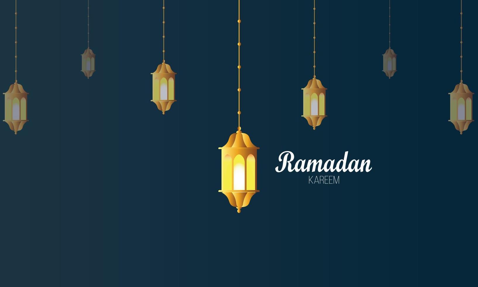 árabe caligrafia Projeto para Ramadã kareem, mesquita elemento, luz azul fundo - vetor
