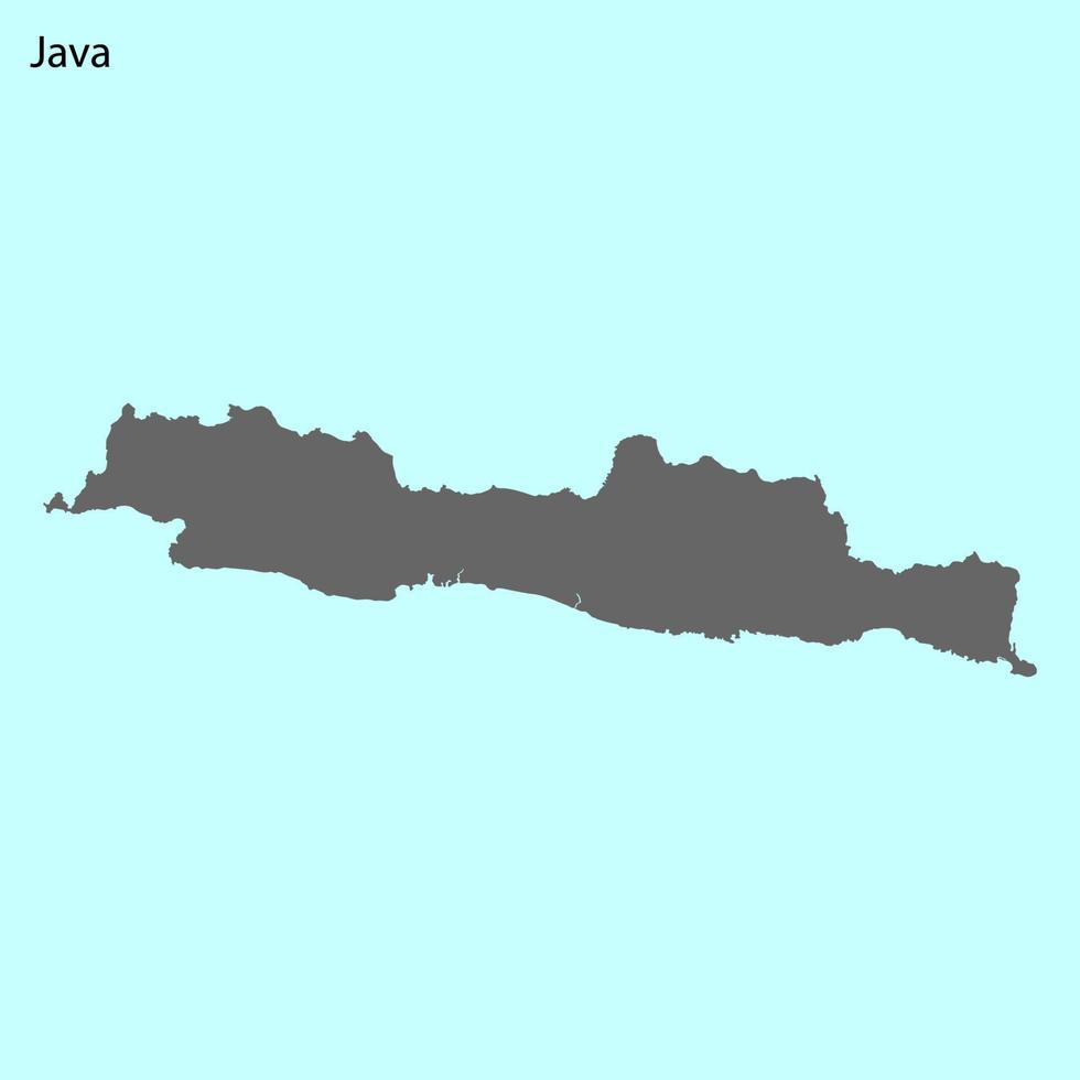 mapa de alta qualidade da ilha vetor