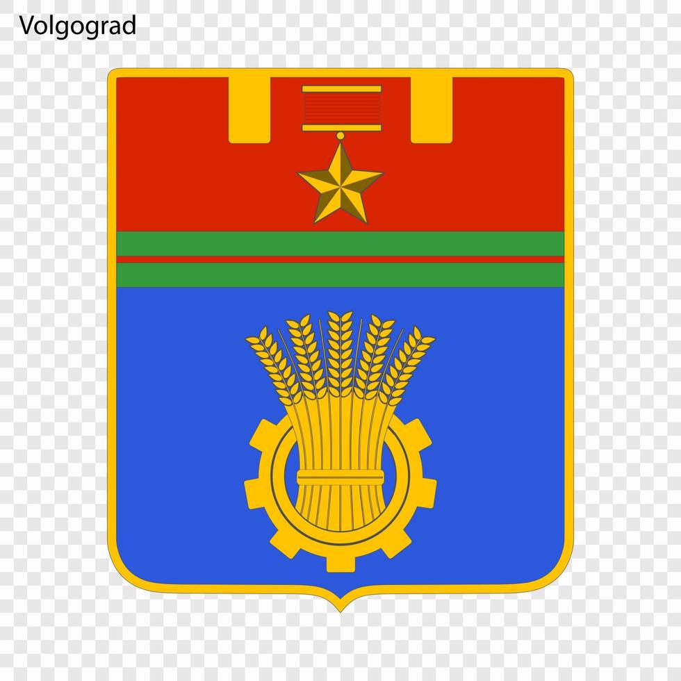 emblema do volgogrado. vetor ilustração