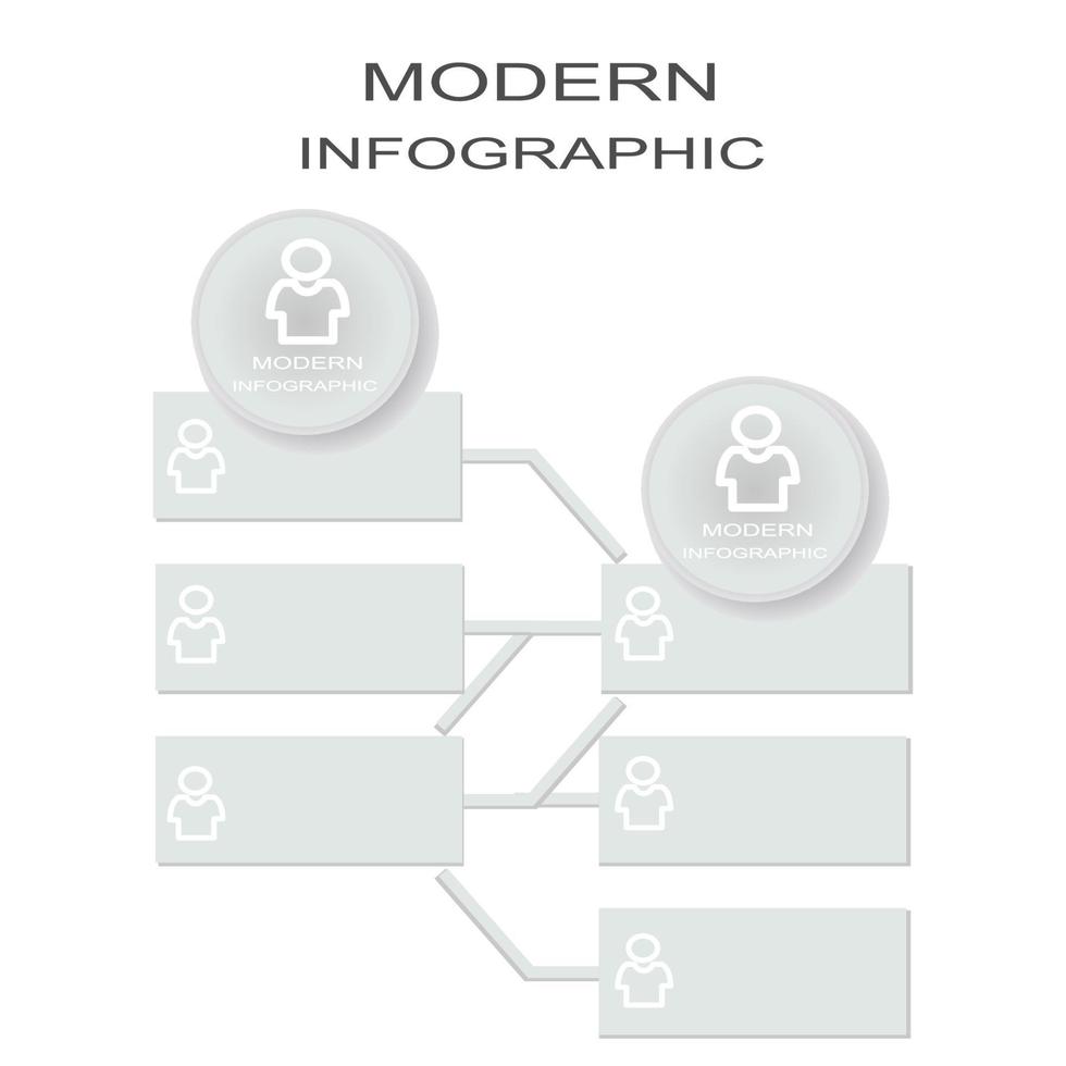 infográfico modelo com ícone adequado para o negócio relatório vetor