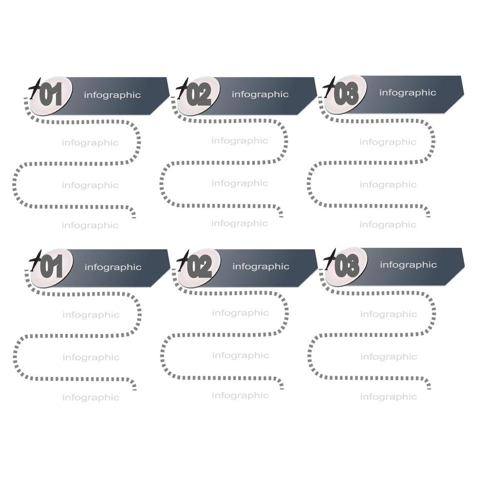 infográfico modelo com ícone adequado para o negócio relatório vetor