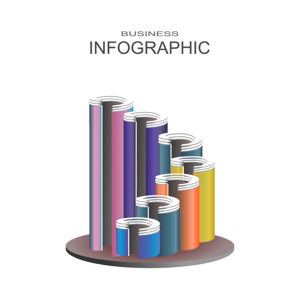 infográfico elemento ou modelo vetor