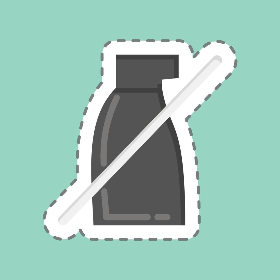 ícone não pesticidas. relacionado para cbd óleo símbolo. simples Projeto editável. simples ilustração vetor