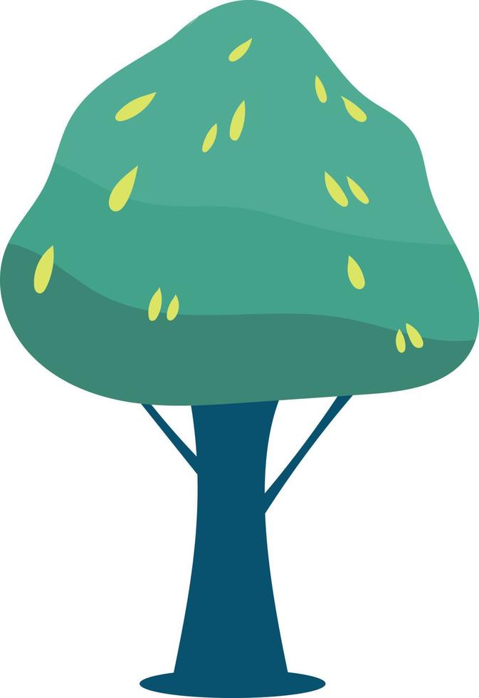ilustração de árvore verde vetor