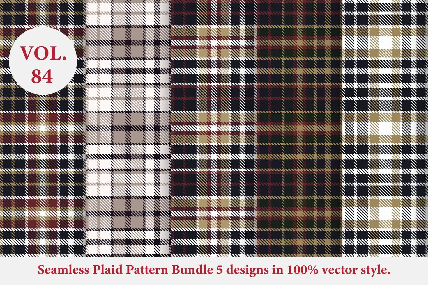 vetor de padrão xadrez, fundo de tecido tartan