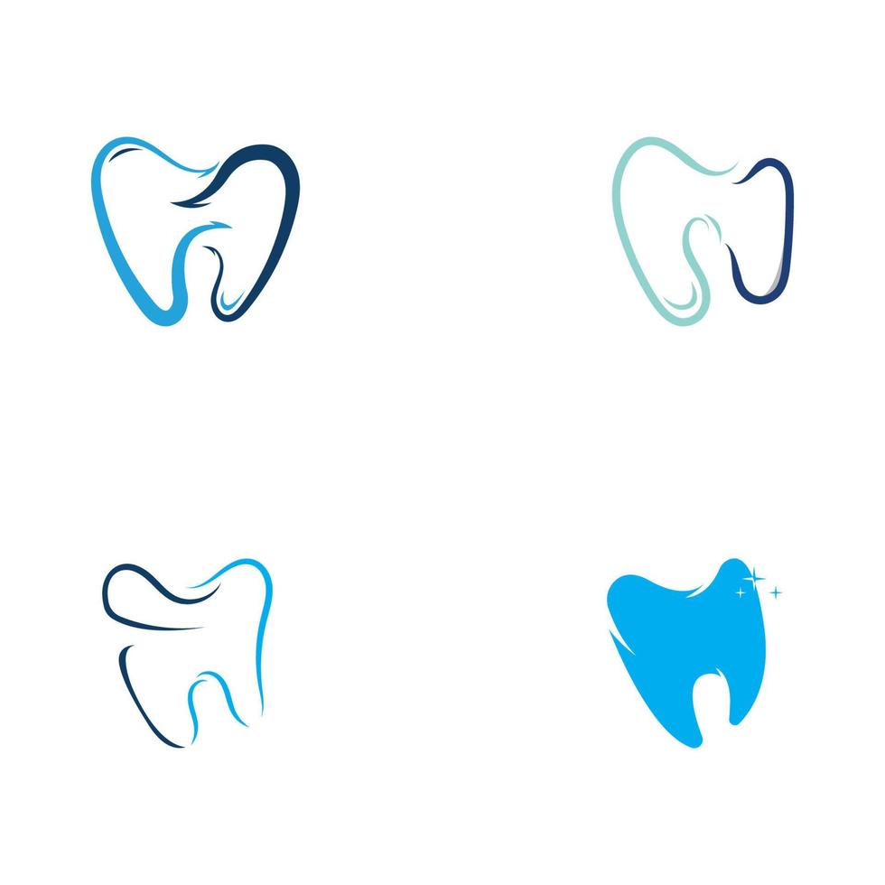 ilustração em vetor modelo logotipo dental