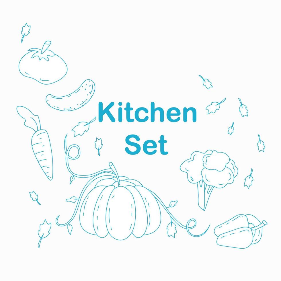 mercearia Comida conjunto vetor ilustração. desenho animado fruta e legumes elementos para cozinhando isolado em branco.