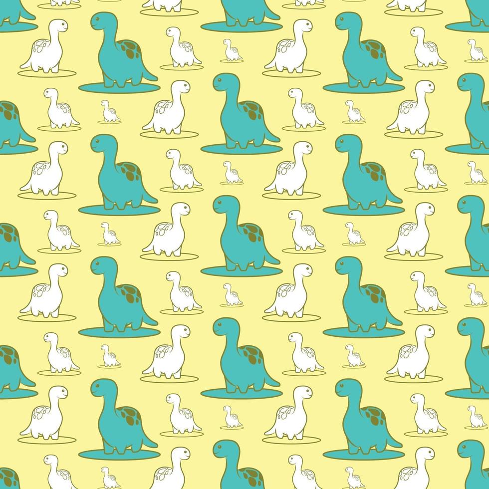 dinno seamless pattern imagem vetorial de fundo vetor