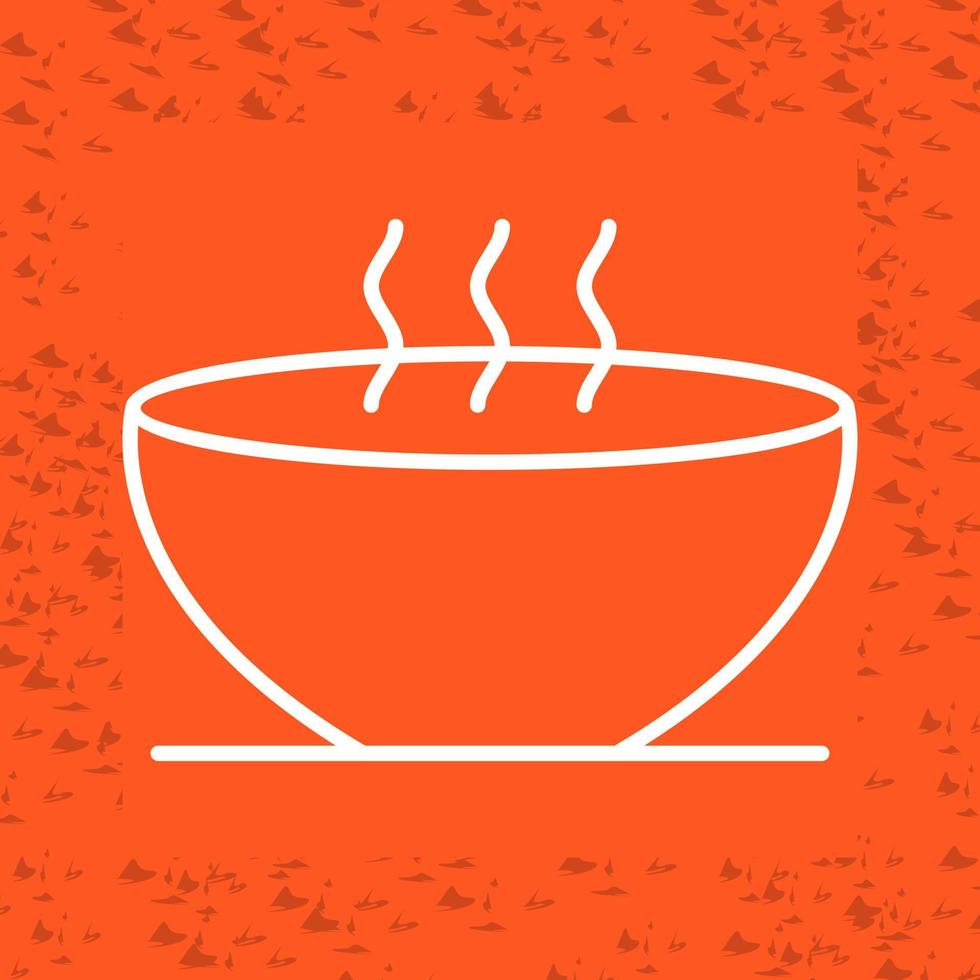 ícone de vetor de sopa quente