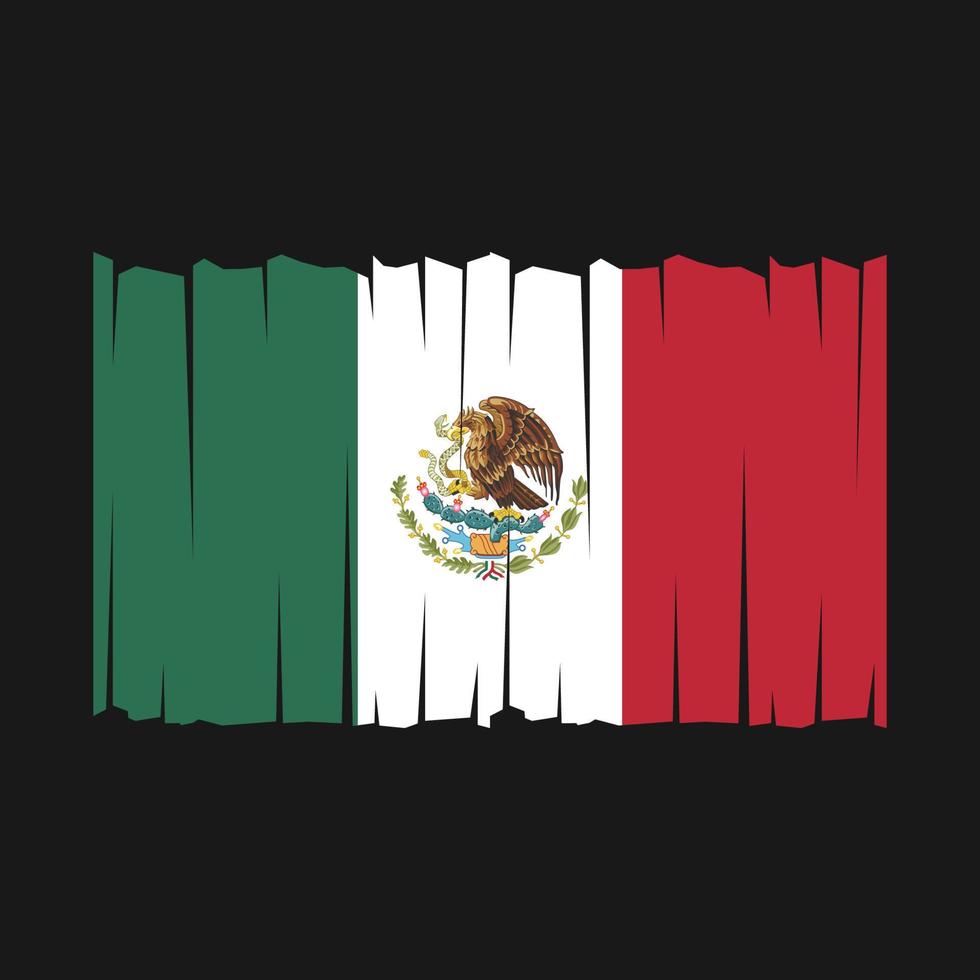 vetor bandeira do méxico