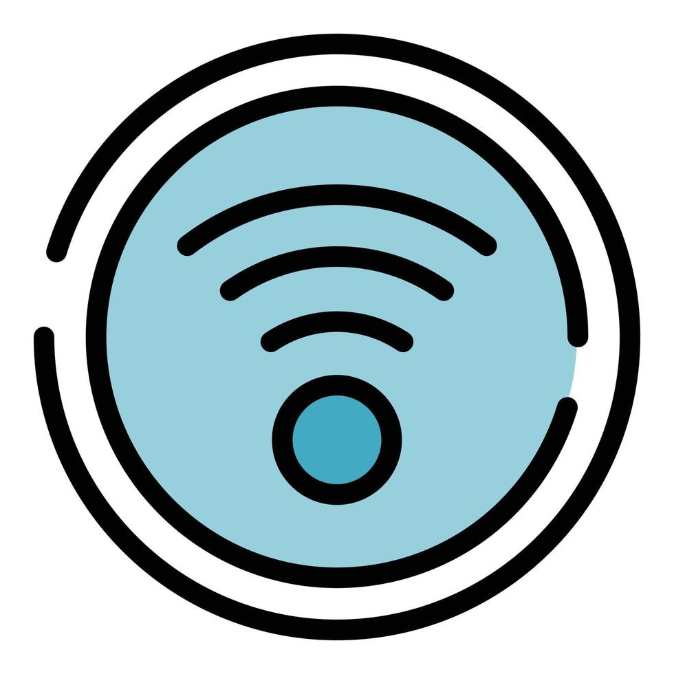 acessível Wi-fi ponto ícone vetor plano
