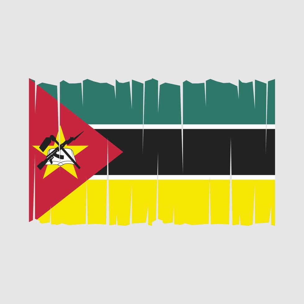 vetor da bandeira de moçambique