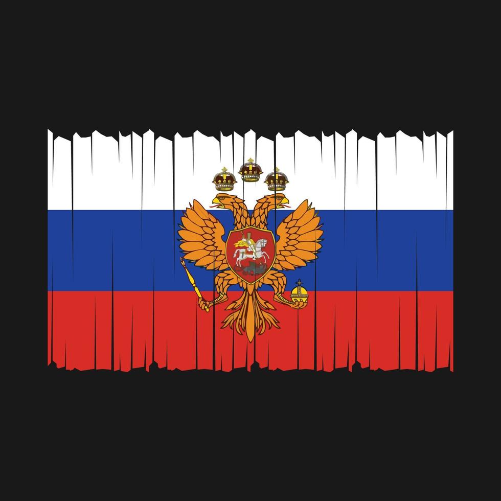 Rússia bandeira vetor ilustração