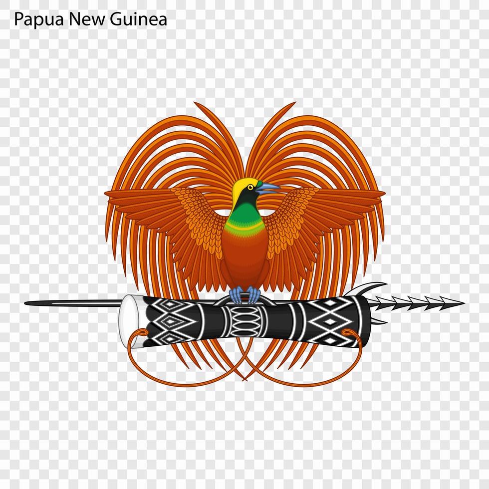 emblema do papua Novo guiné. vetor