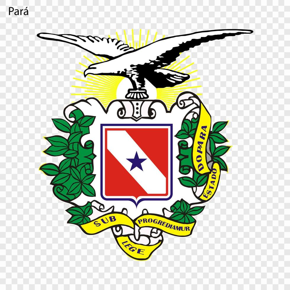 emblema Estado do Brasil vetor