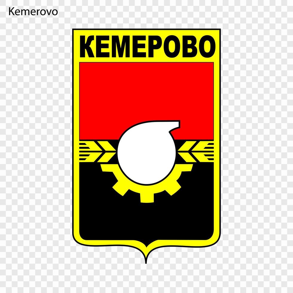 emblema do kemerovo. vetor ilustração