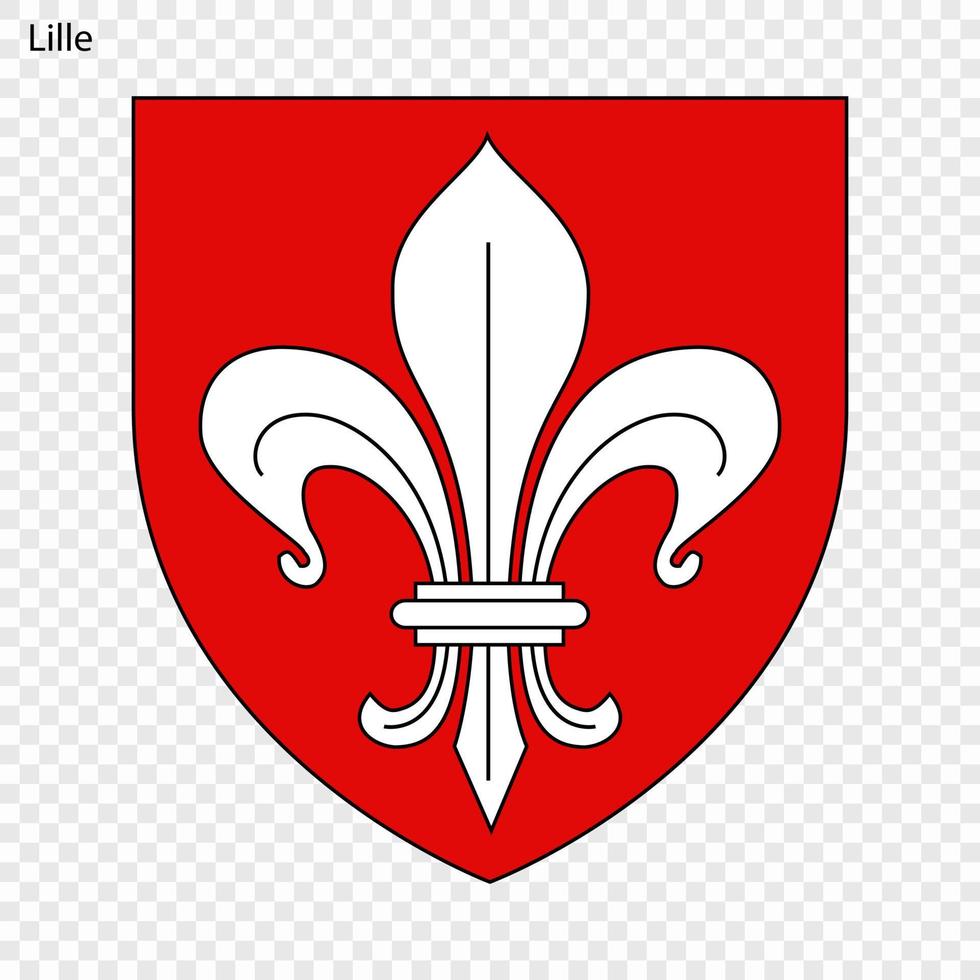 emblema do Lille vetor