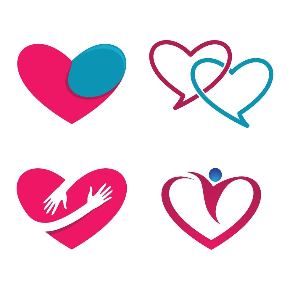 imagens de logotipo de amor vetor