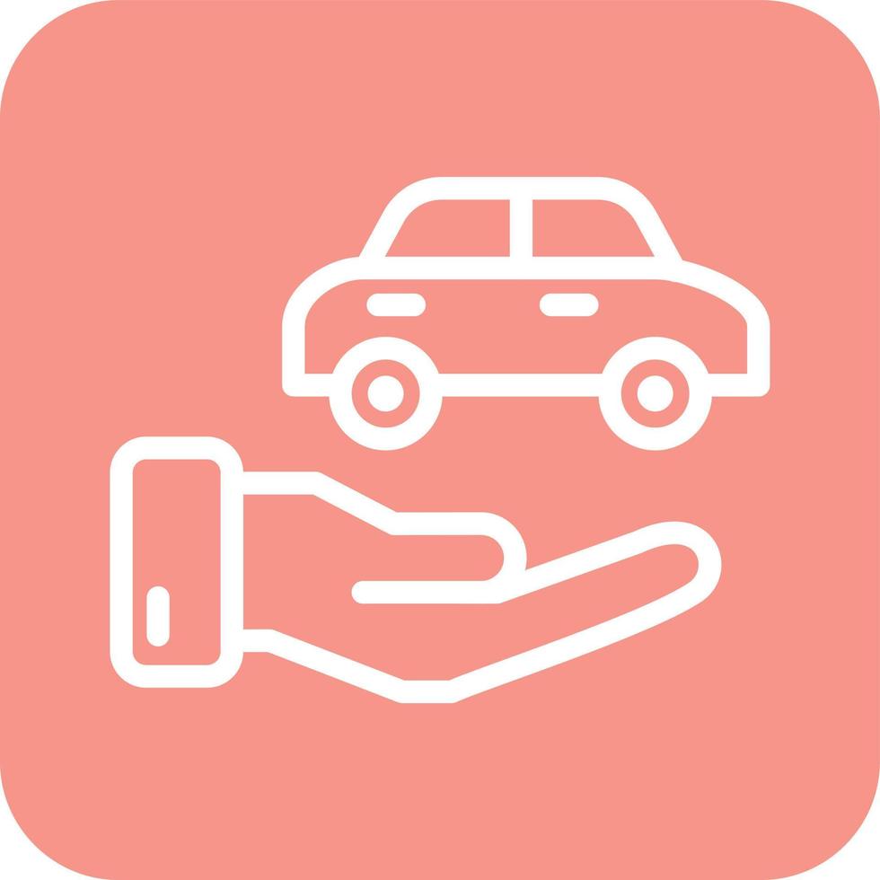ilustração de design de ícone de vetor de seguro de carro