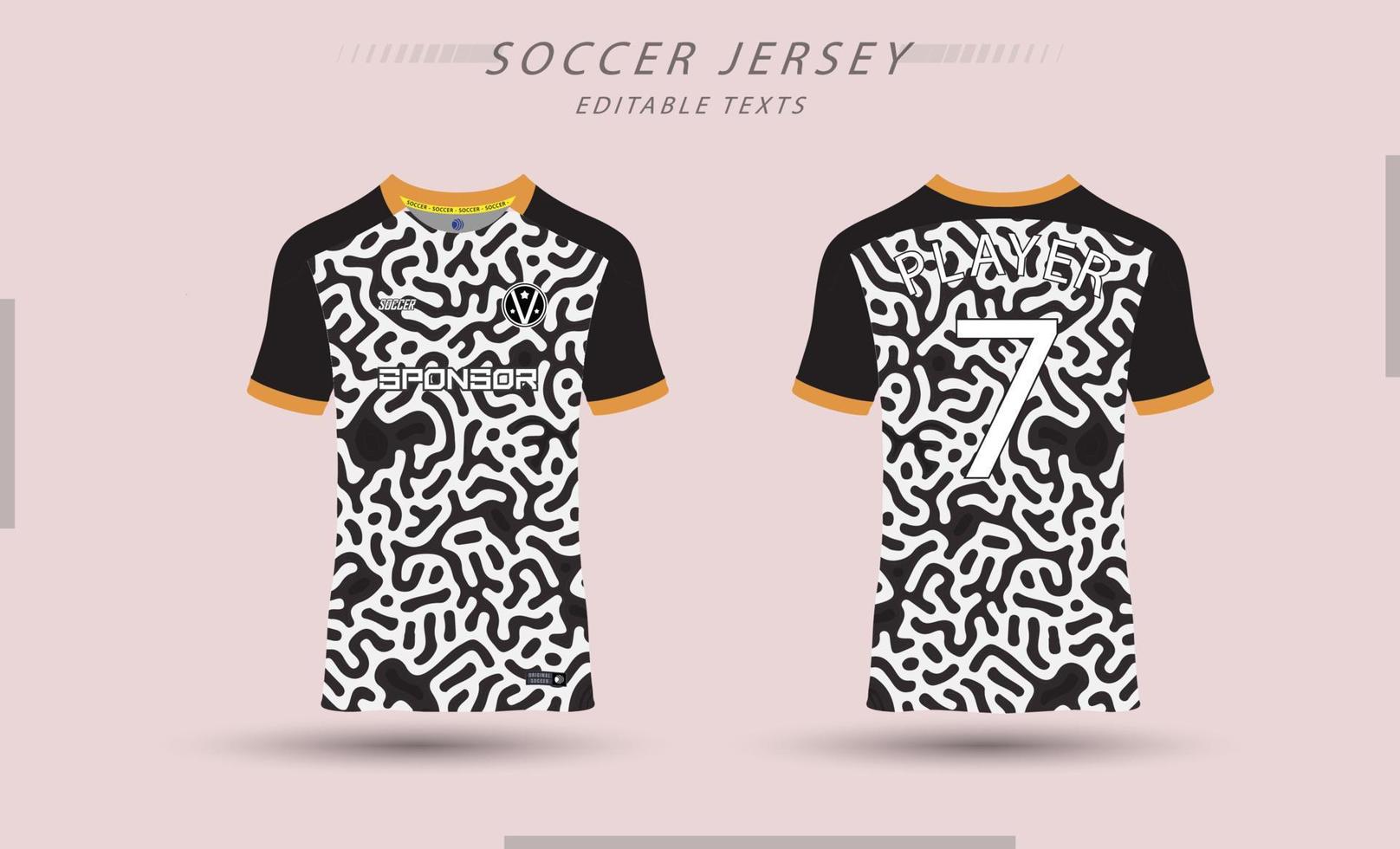 melhor vetor futebol jérsei modelo esporte t camisa Projeto