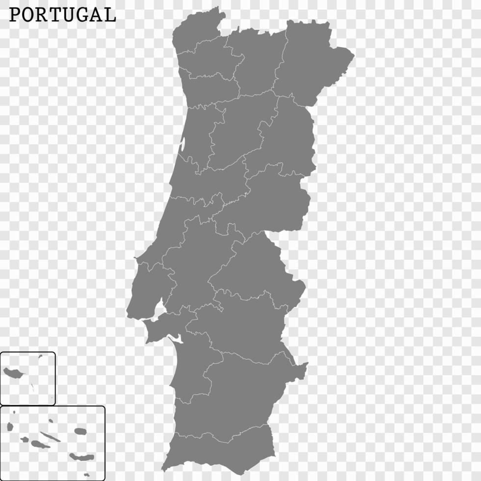 Alto qualidade mapa com fronteiras vetor