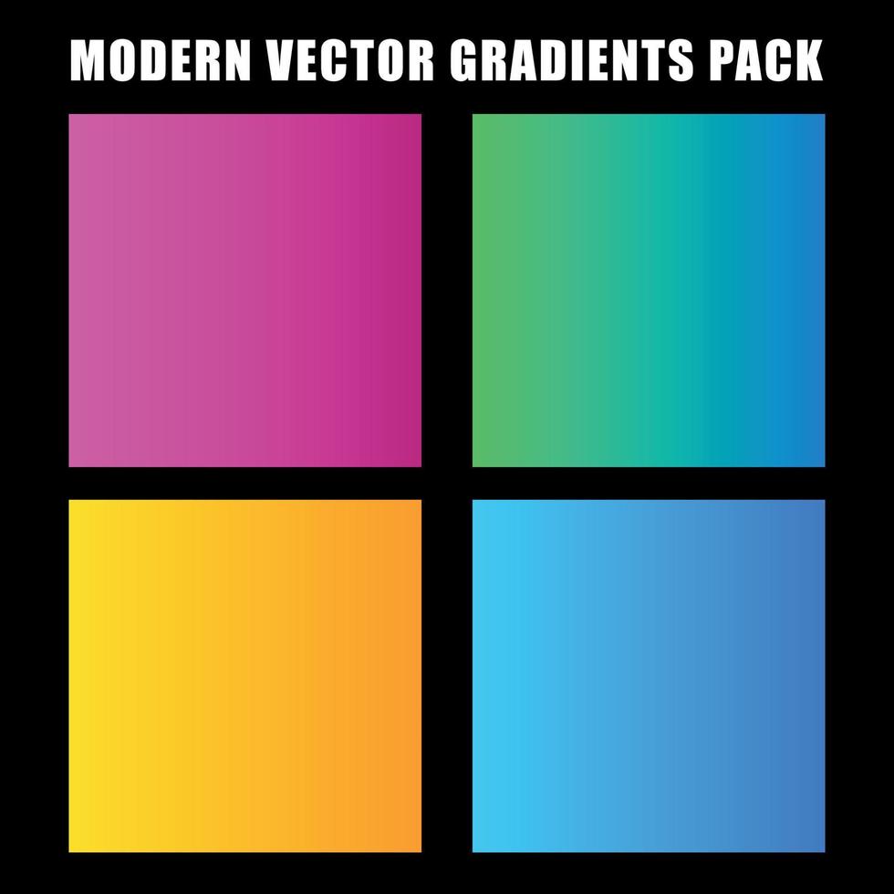 moderno vetor gradientes pacote