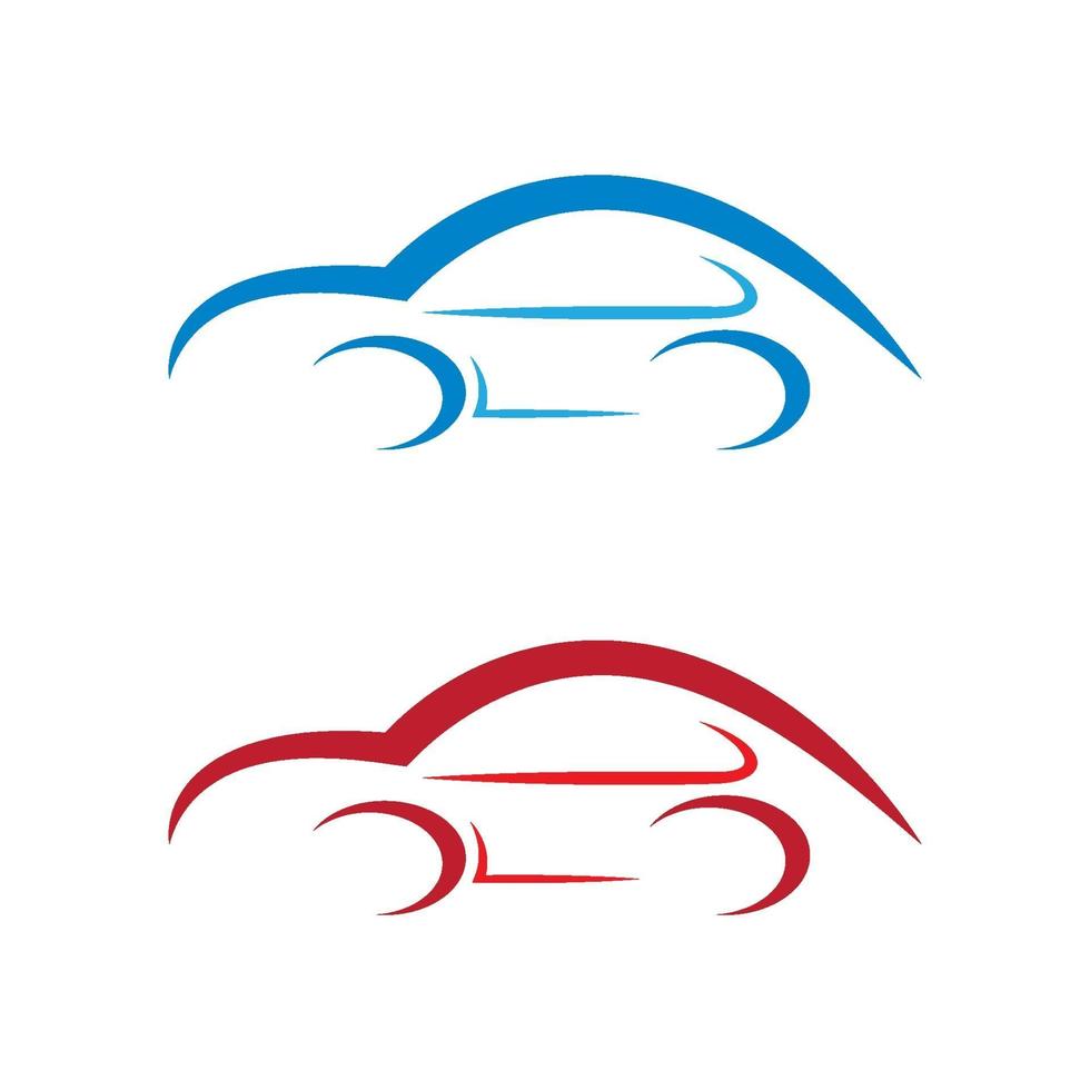 conjunto de ilustração de imagens de logotipo de carro vetor