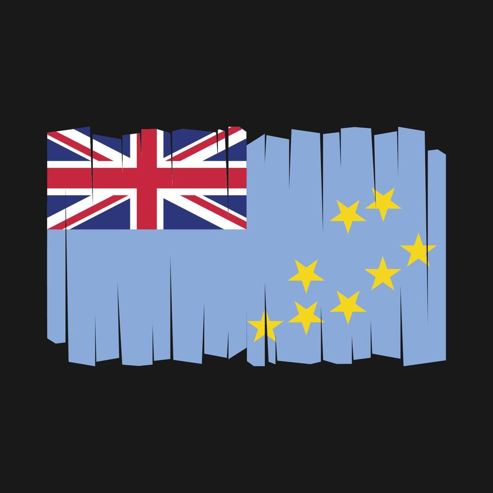 vetor da bandeira de tuvalu