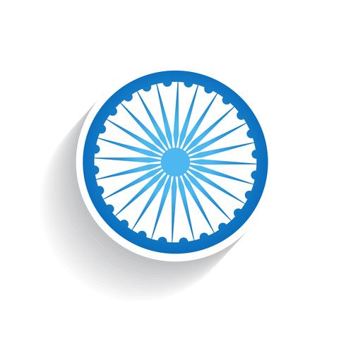 projeto da bandeira indiana vetor