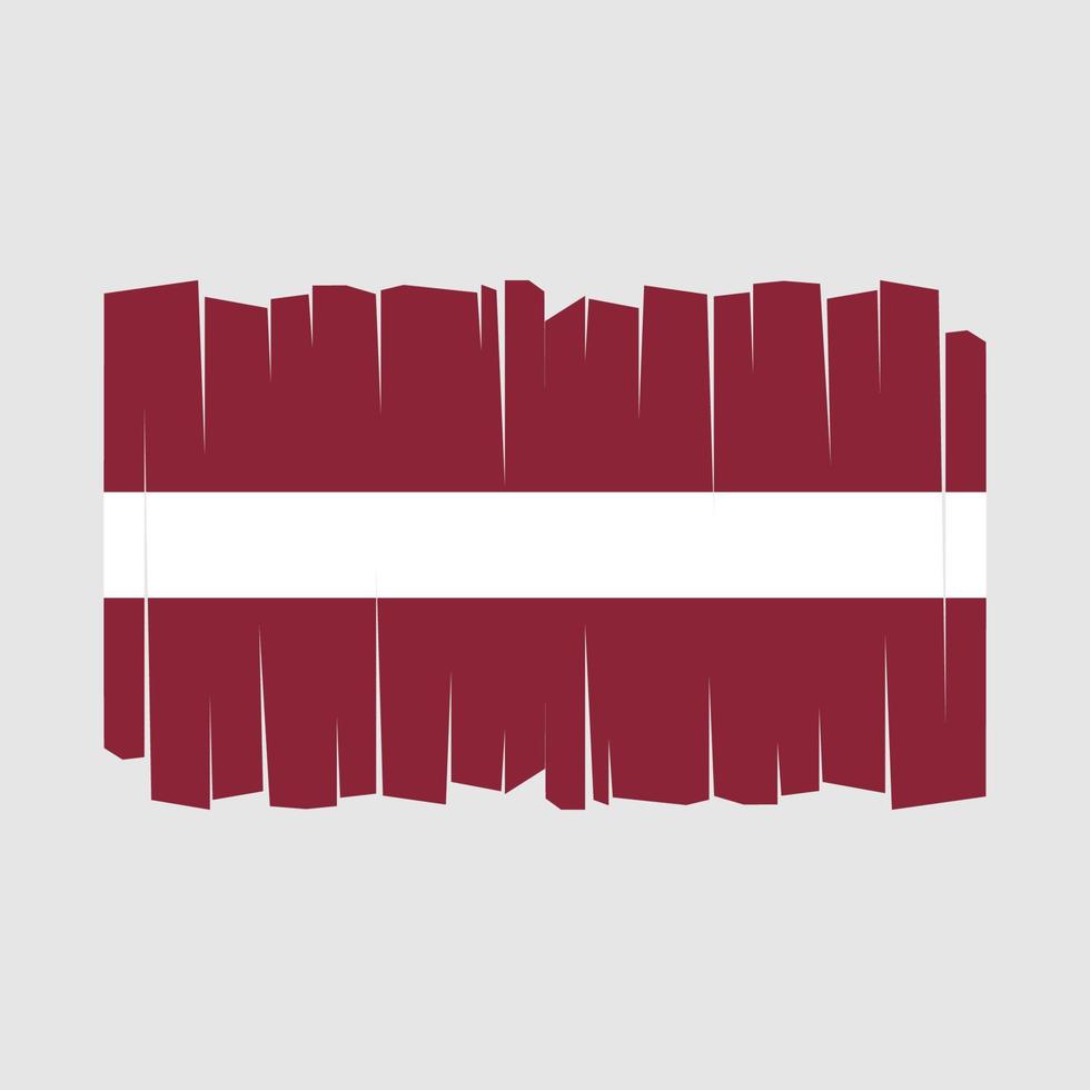 vetor de bandeira da letônia