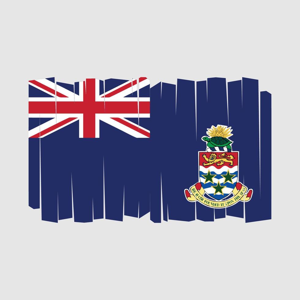 vetor de bandeira das ilhas cayman