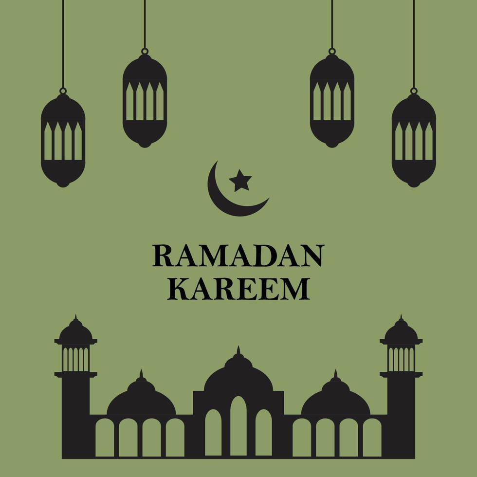 Ramadã kareem. Ramadã mubarok vetor arte. muçulmano Ramadã mubarok. Ramadã mubarok ilustração.