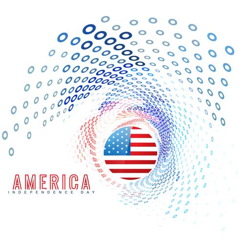 dia da independência americana vetor